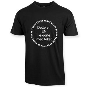 T-skjorte med tekst
