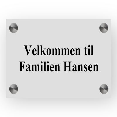 Velkommen til