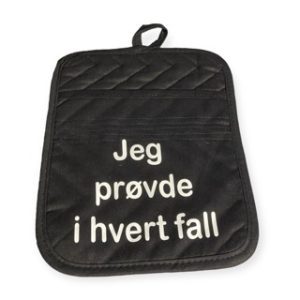 Jeg prøvde i hvert fall